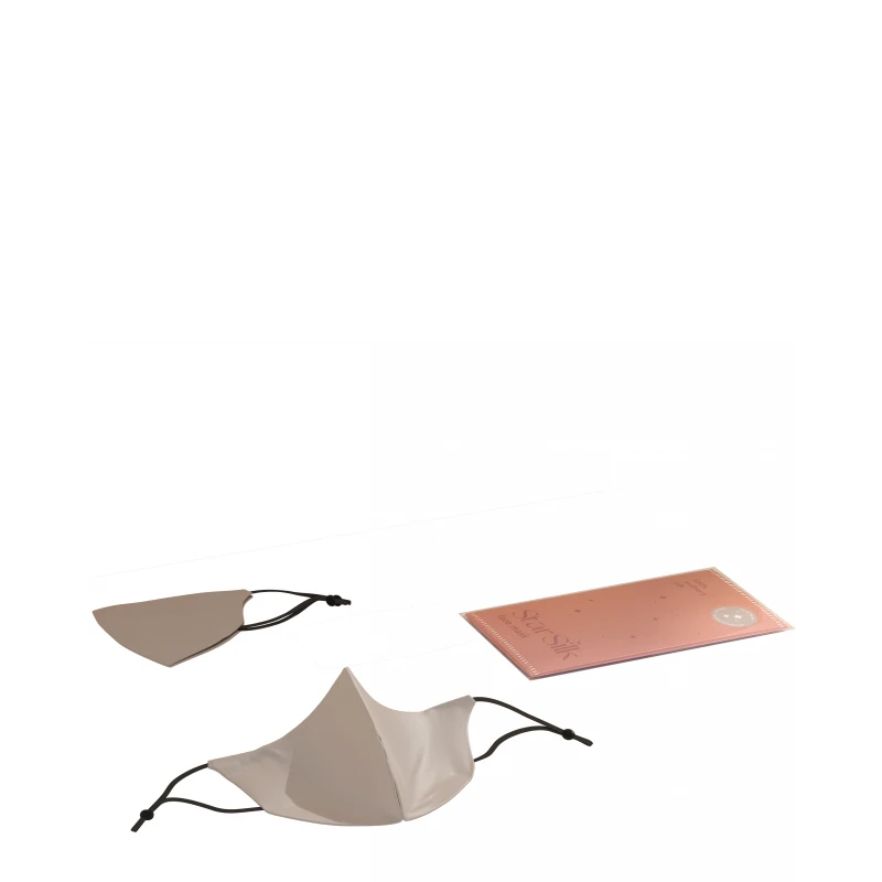 Mascherina In Seta Per Il Viso Silver Stardust 3 Mascherina In Seta Per Il Viso Silver Stardust